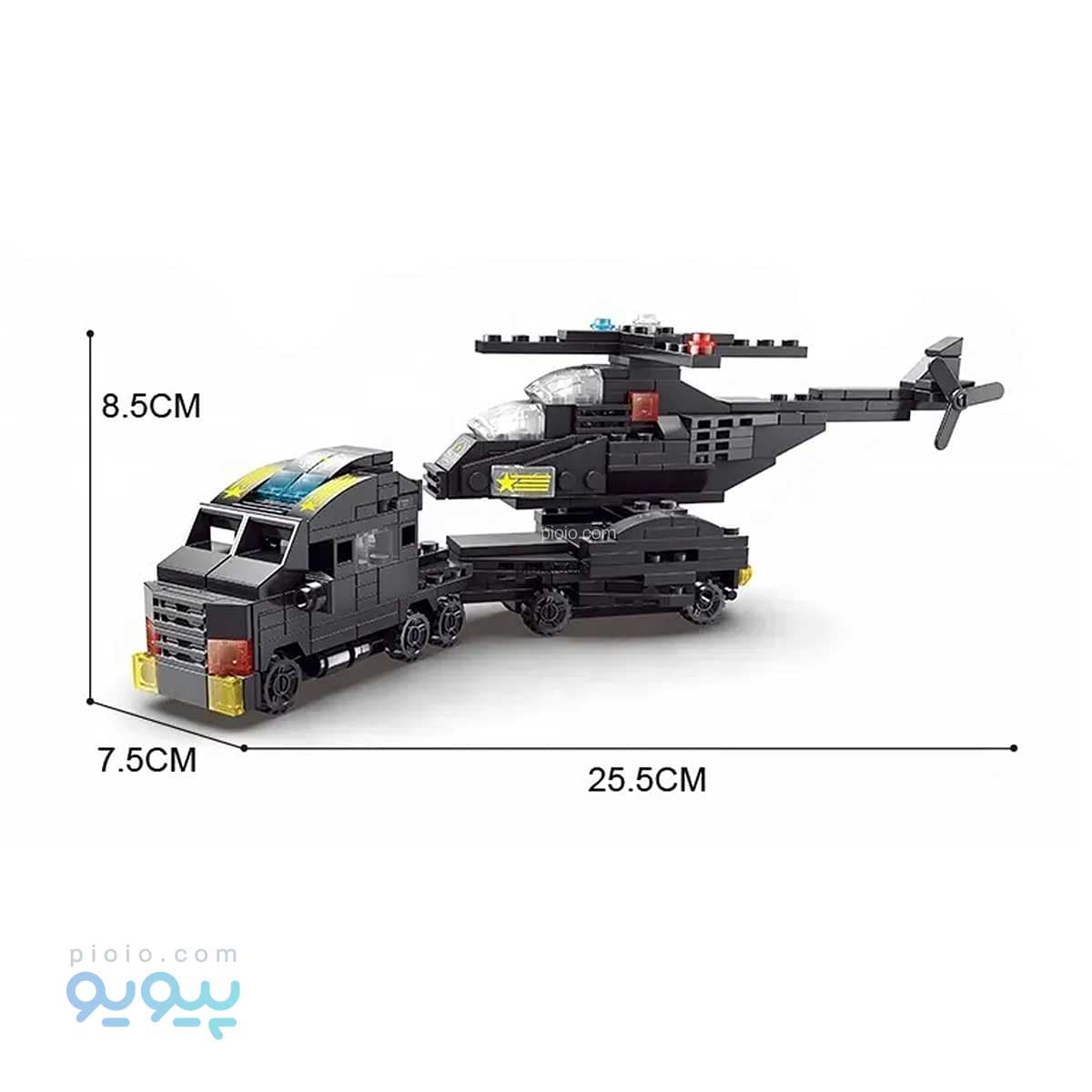 لگو شش مدل نیرو ویژه پلیس آیتم 8550 تک و عمده — تصویر ۵