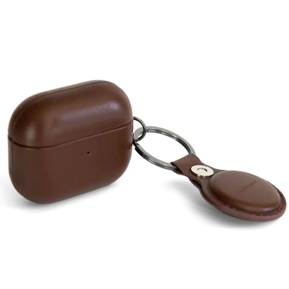 کاور ایرپاد چرمی Sandmarc Leather Edition – AirPods Pro Case Brown — تصویر ۴