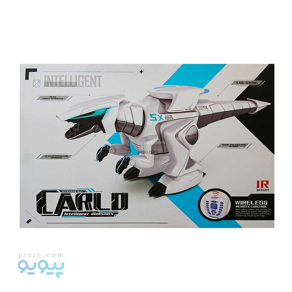ربات کنترلی طرح دایناسور ایتم G11 عمده و کارتنی — تصویر ۳