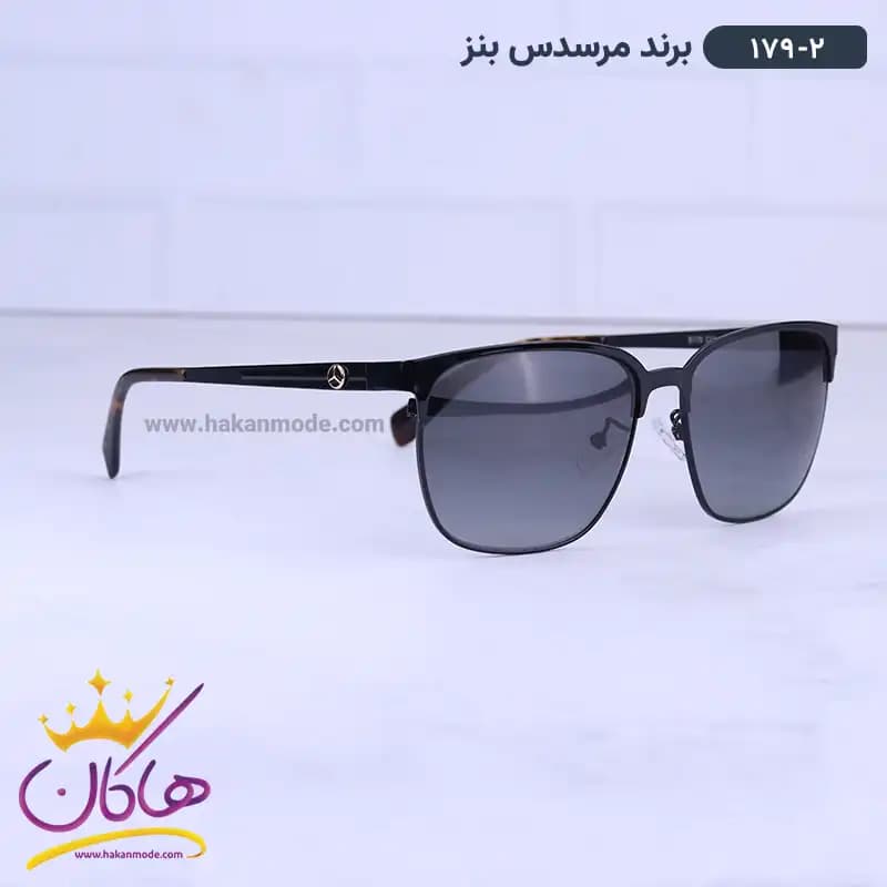 عینک آفتابی بنز مردانه فلزی 179/2 — تصویر ۳