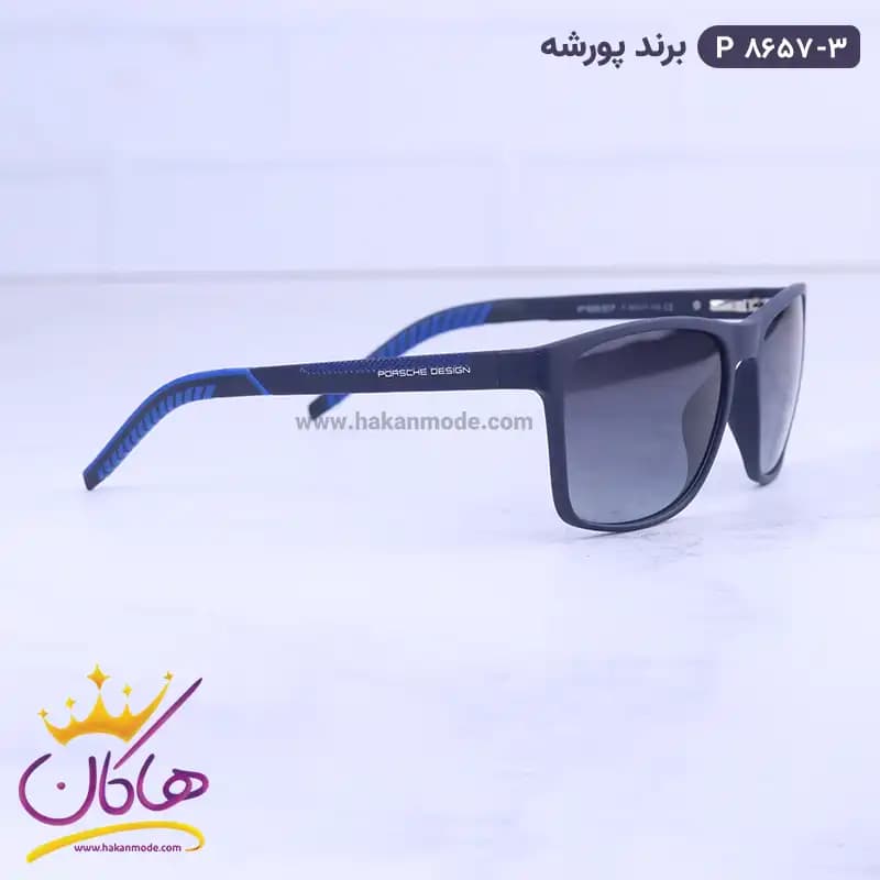 عینک آفتابی پورشه مردانه دودی P8657/3 — تصویر ۳