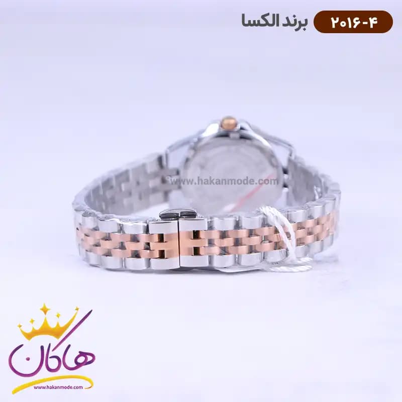 ساعت الکسا زنانه فلزی نقره ای رزگلد 2016/4 — تصویر ۲