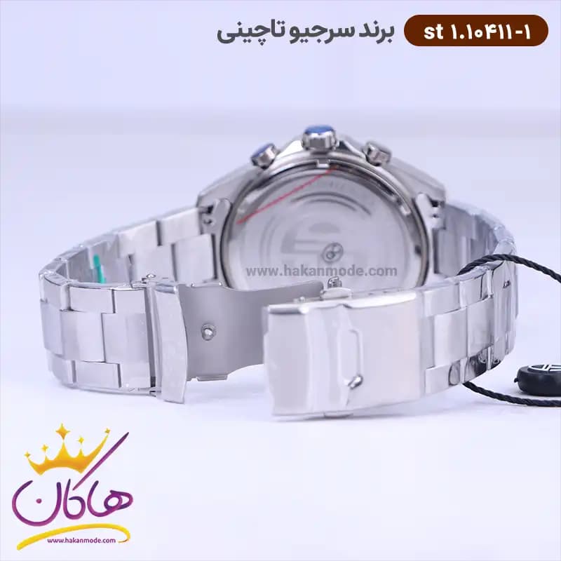 ساعت سرجیو تاچینی مردانه فلزی صفحه مشکی کرنوگراف ST 1.10411/1 — تصویر ۳