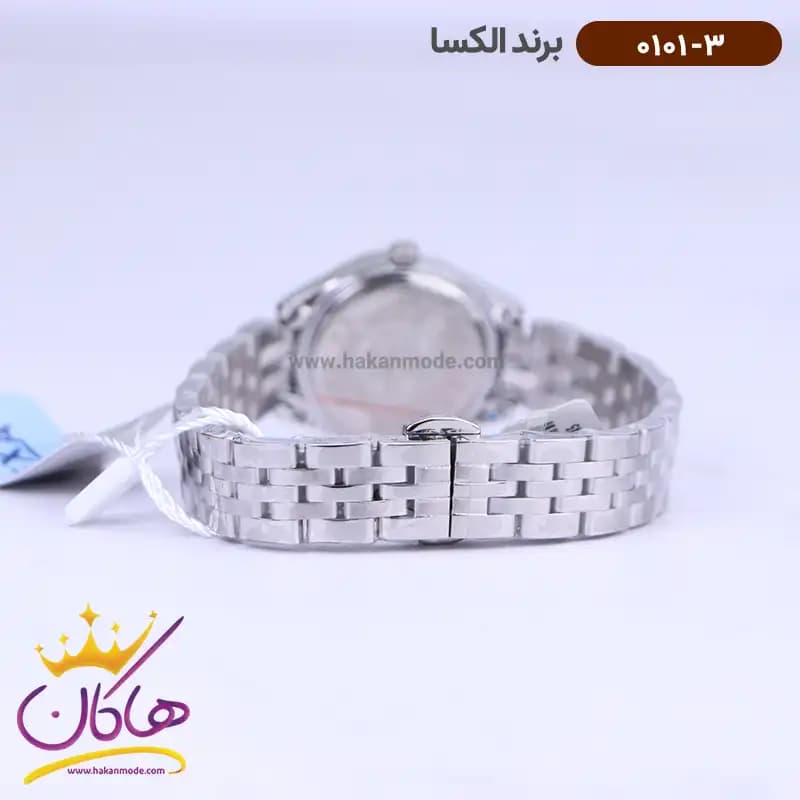 ساعت الکسا زنانه فلزی نقره ای 0101/3 — تصویر ۳