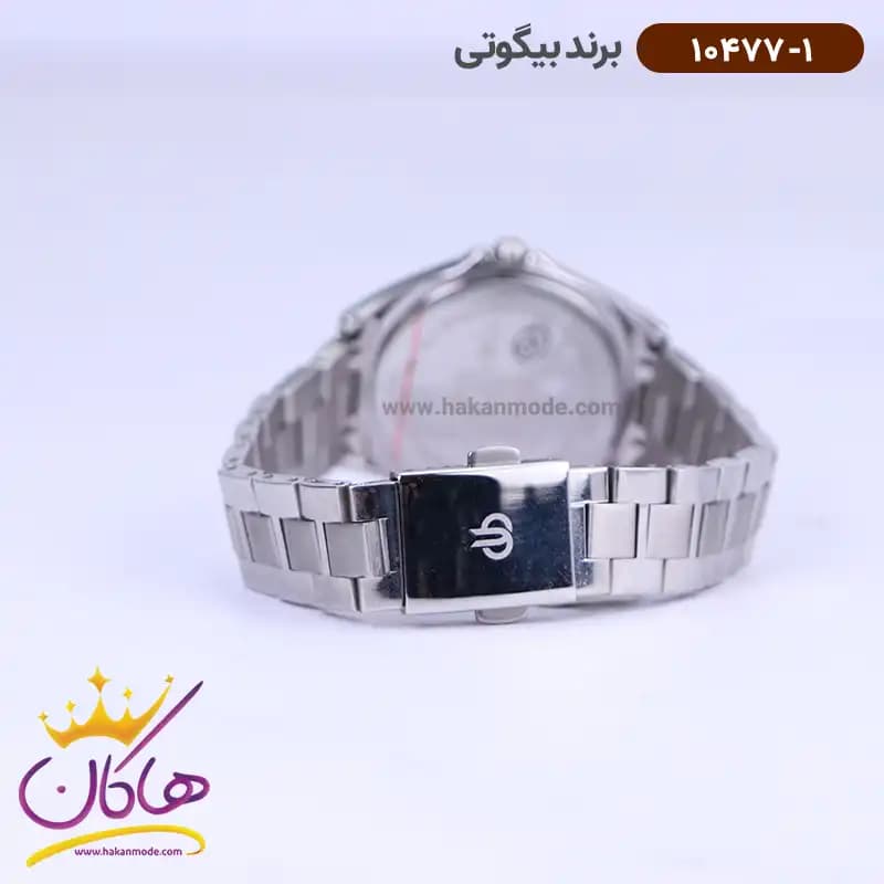 ساعت مچی بیگوتی زنانه فلزی نقره ای صفحه سفید BG 1.10477/1 — تصویر ۳