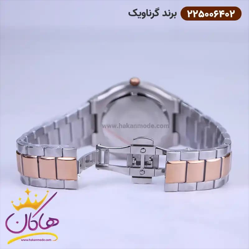 ساعت گرناویک ست فلزی صفحه مشکی 225006402-225006401 — تصویر ۳