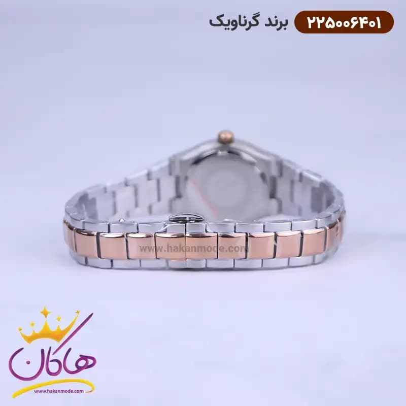 ساعت گرناویک ست فلزی صفحه مشکی 225006402-225006401 — تصویر ۷
