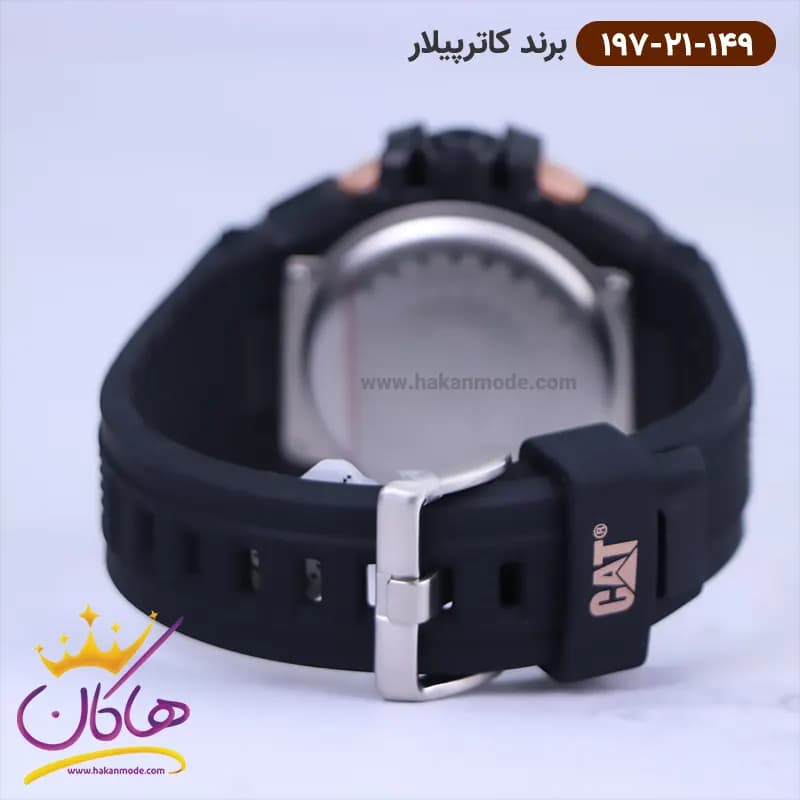 ساعت کاترپیلار مردانه رابر مشکی دیجیتالی OD.197.21.149 — تصویر ۳