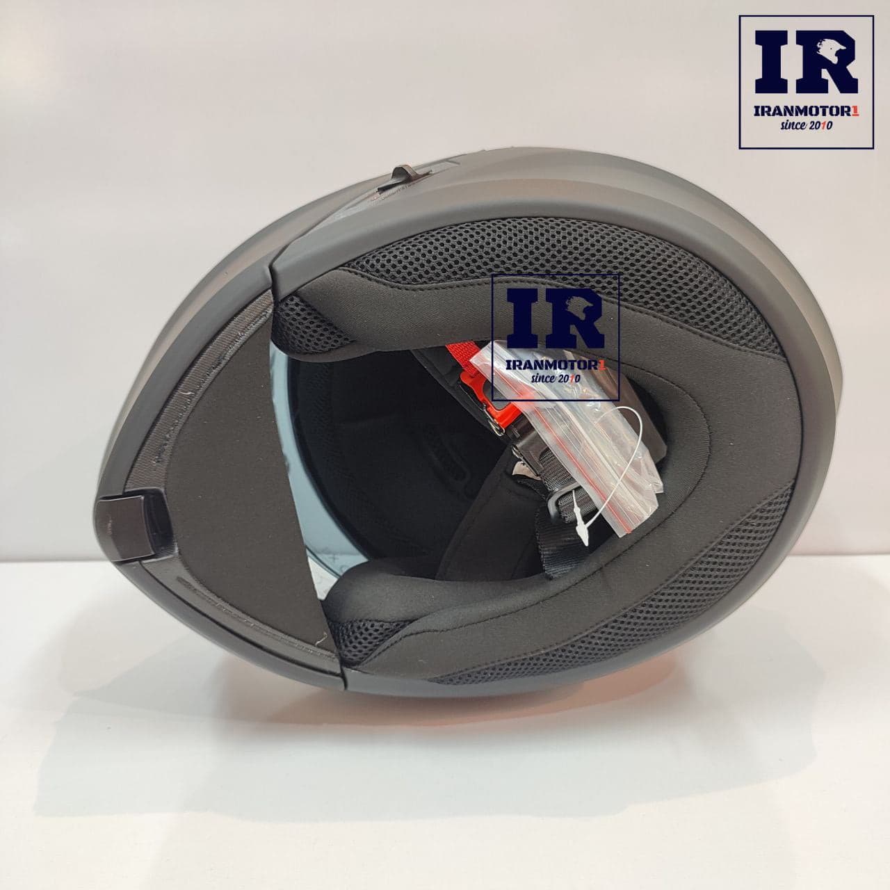 کلاه کاسکت فک متحرک اینتنز intenze کد 938 مشکی مات — تصویر ۲