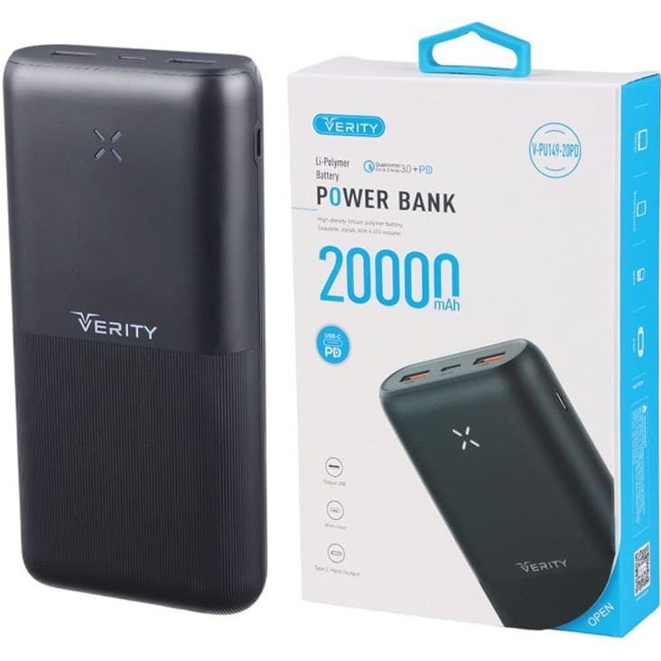 پاور بانک VERITY 20000 PU149