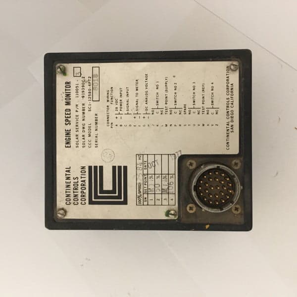 کنترل، کنترل سرعت توربین مدل (SC12580-4PT2) — تصویر ۲