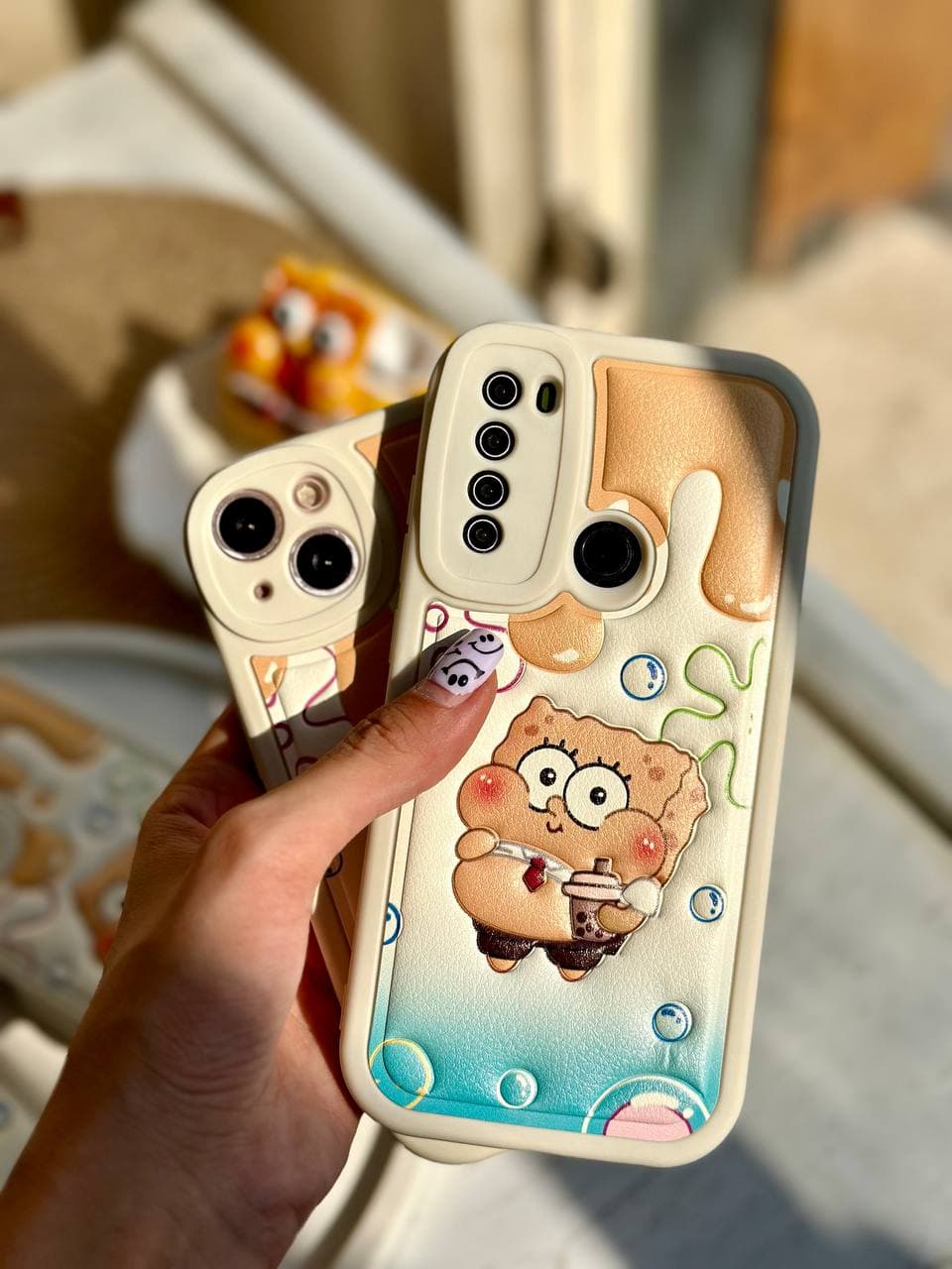 قاب برجسته چرمی SpongeBob (آیفون سامسونگ شیائومی) — تصویر ۵