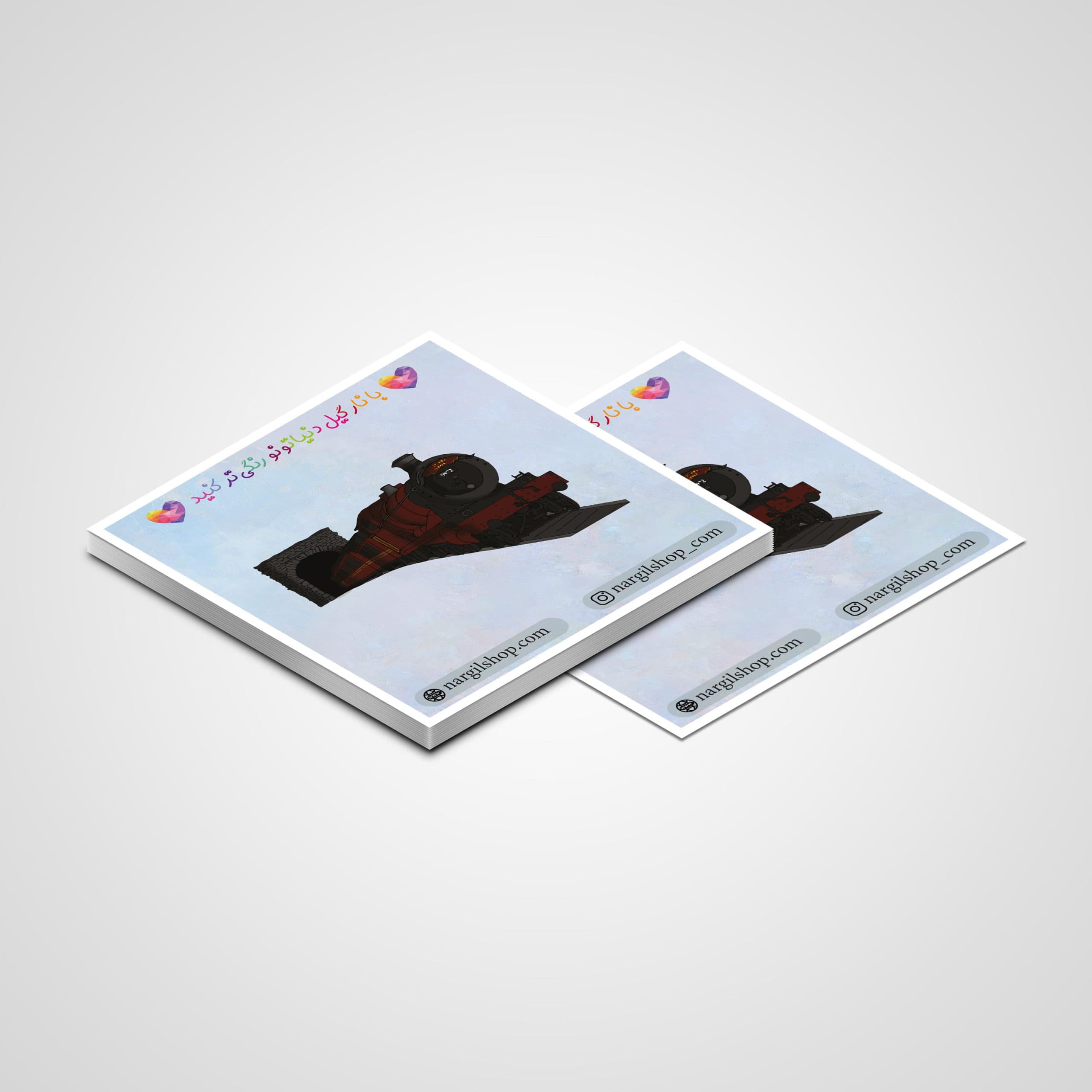 استیکر قطار هاگوارتز 01 | 01 Hogwarts express sticker — تصویر ۲