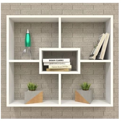 کتابخانه وجای دکوری دیواری مبلمان اورلین مدل 964156