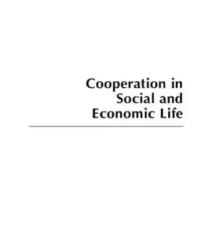 دانلود کتاب Cooperation in economy and society – همکاری در اقتصاد و جامعه
