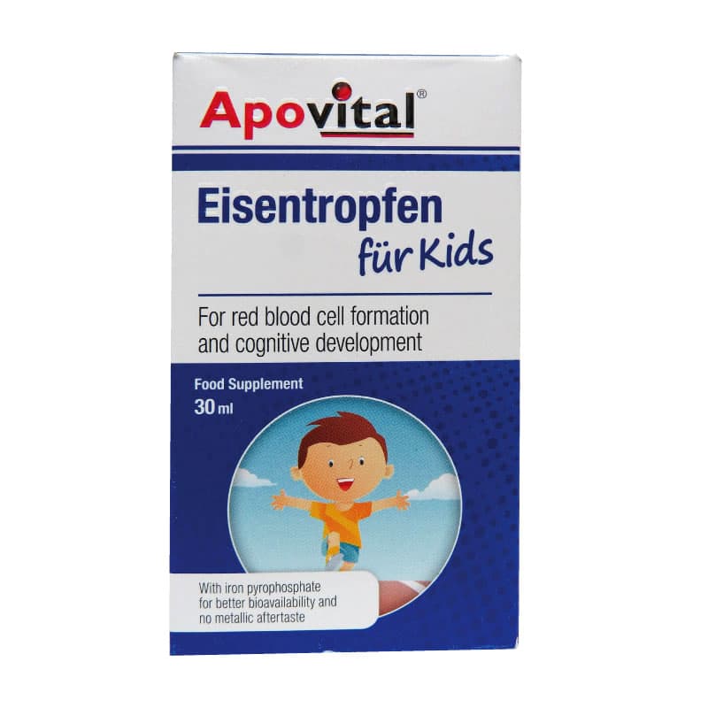 قطره آهن کودکان آپوویتال 30 میلی لیتر Apovital Iron Drops For Kids 30 ml