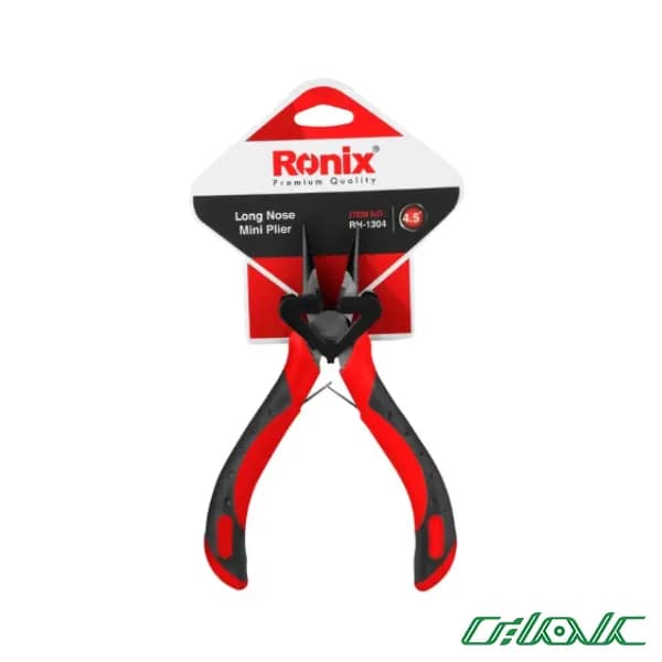 انبر دم باریک الکترونیکی رونیکس مدل RH-1304 سایز 4.5 اینچ — تصویر ۳