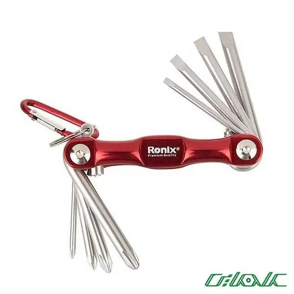 ست پیچ گوشتی چاقویی 8 عددی رونیکس مدل RH-2901 — تصویر ۲