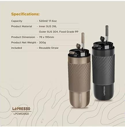 لیوان حرارتی LePresso — تصویر ۴