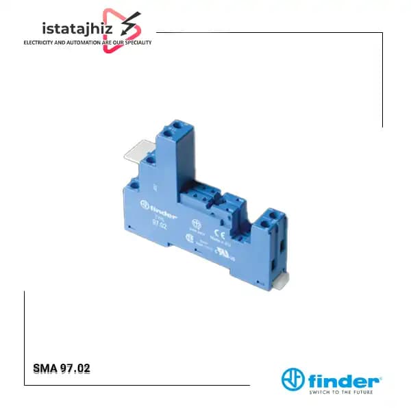 سوکت 8 پایه فیندر مدل SMA9702 با نگهدارنده پلاستیکی