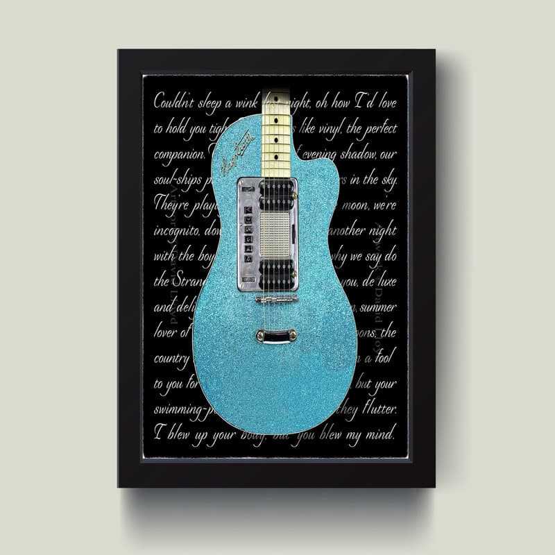 تابلو مدل Guitar کدS0616-b