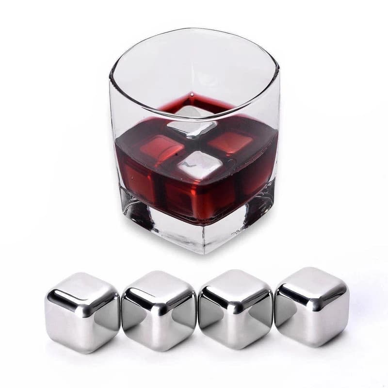 یخ فلزی مکعبی استیل مجموعه 8 عددی کد L310005 — تصویر ۵