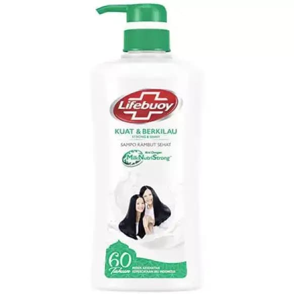 شامپو استحکام بخش و درخشان کننده موی لایف بوی 680 میل Lifebuoy Strong & Shiny (Kuat & Berkilau) Shampoo