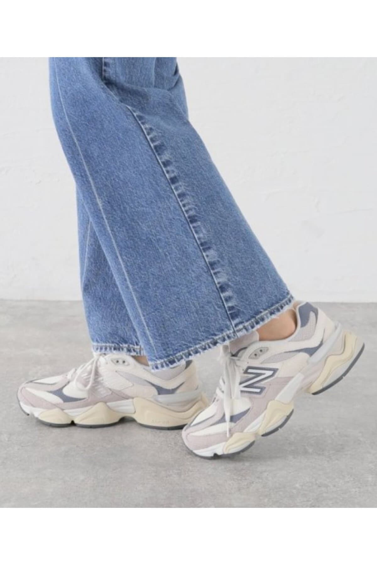 کفش اسنیکر نیو بالانس زنانه منسوجات کرم رنگ Authentic راسته کژوال/روزمره | New Balance U9060EEB VN — تصویر ۸
