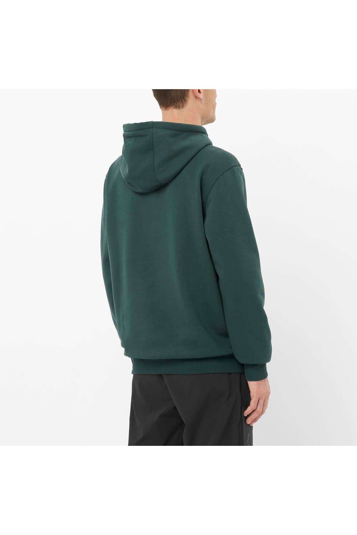 سویشرت اسپرت سالومون زنانه سبز اسپرت | Salomon 2213894 TR — تصویر ۴