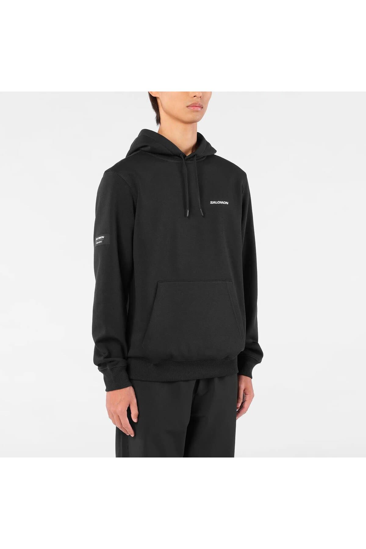 سویشرت اسپرت سالومون مردانه مشکی راسته اسپرت | Salomon LC2849100 TR — تصویر ۳