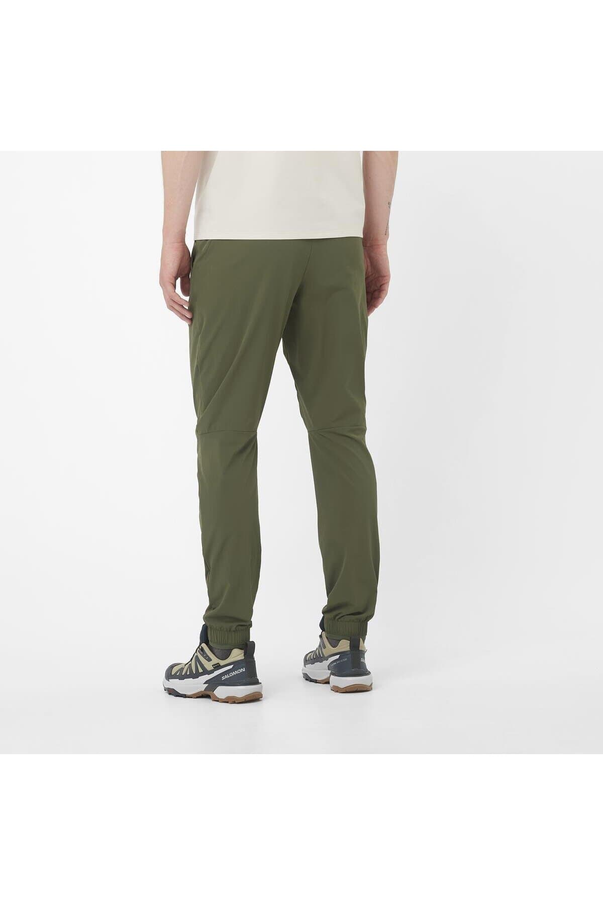 شلوار اسپرت سالومون مردانه خاکی راسته Regular/رگولار | Salomon LC2481300 BD — تصویر ۳