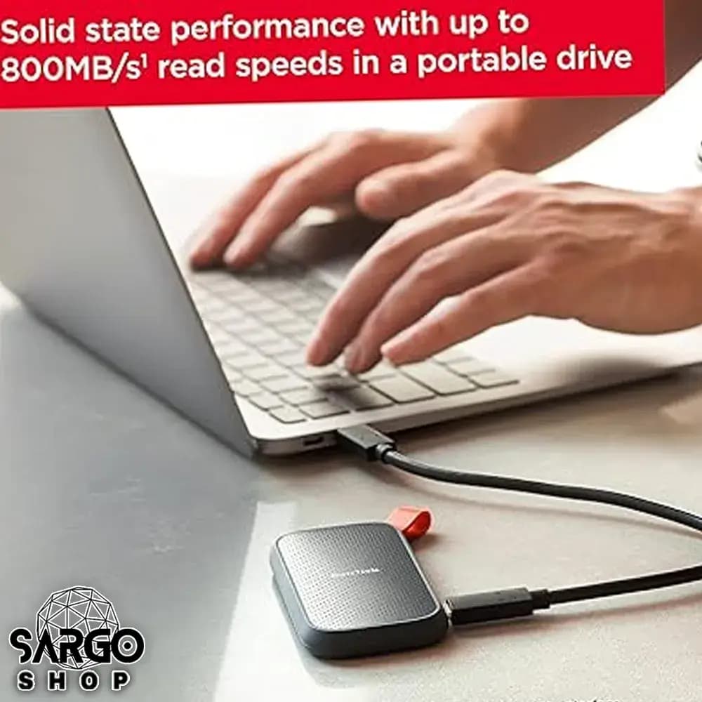 هارد اکسترنال SSD سن دیسک مدل Portable E30 ظرفیت یک ترابایت — تصویر ۳