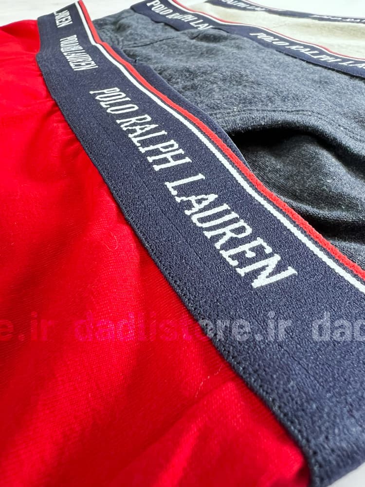 شورت اسلیپ مردانه نخ پنبه جعبه ای پولو Polo — تصویر ۵