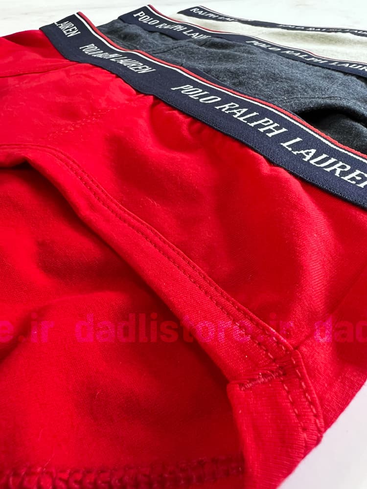 شورت اسلیپ مردانه نخ پنبه جعبه ای پولو Polo — تصویر ۶