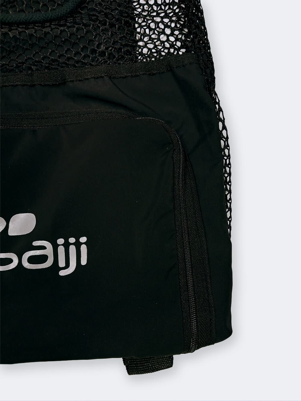 مش بگ ( mesh bag ) مشکی رنگ توری برای خشک شدن سریع وسایل استخر ، ساحل و دریا نابایجی ( Nabaiji ) — تصویر ۷