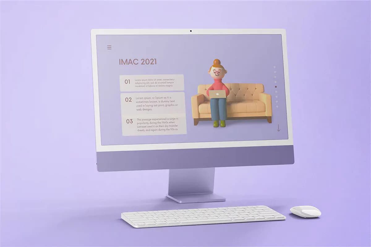 موکاپ iMac M1