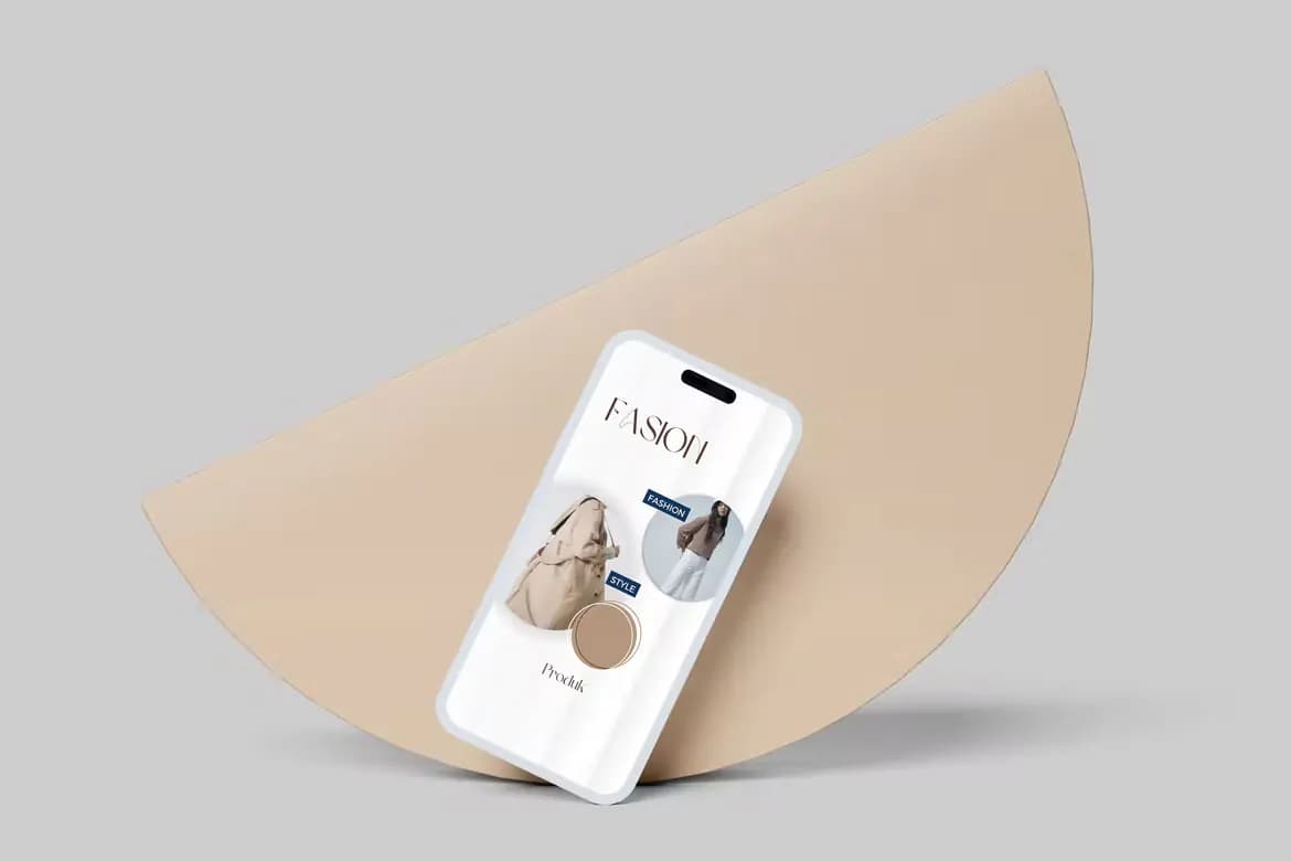 موکاپ آیفون 14 Clay — تصویر ۵