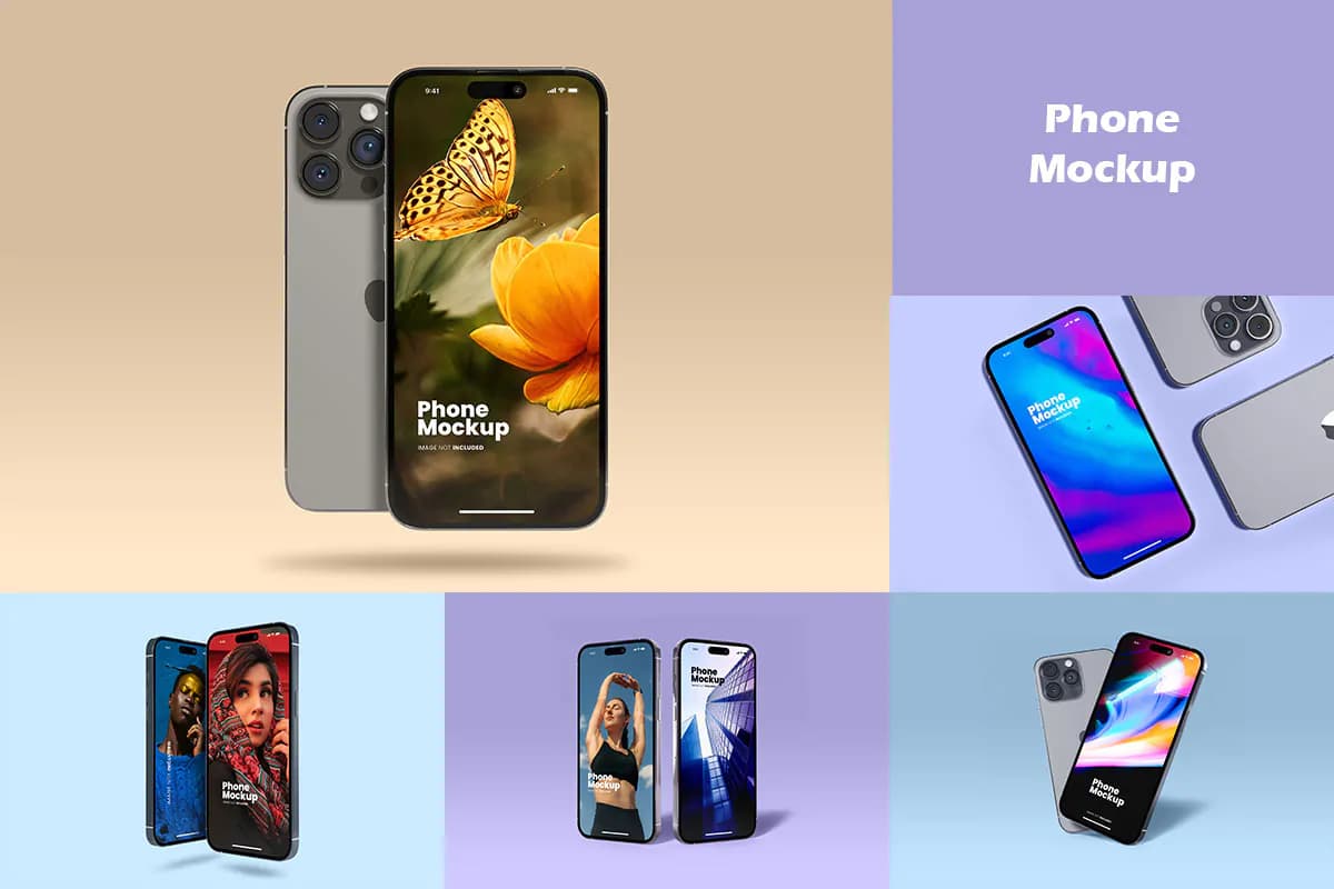 موکاپ گوشی آیفون