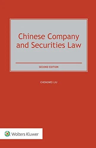 و دانلود نسخه کامل کتاب زبان اصلی Chinese Company and Securities Law 2nd Edition | دانلود کتاب خارجی