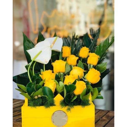 دسته گل برای سازمان توسعه و نوسازی معادن و صنایع معدنی ایران ایرانشهر 100a2254