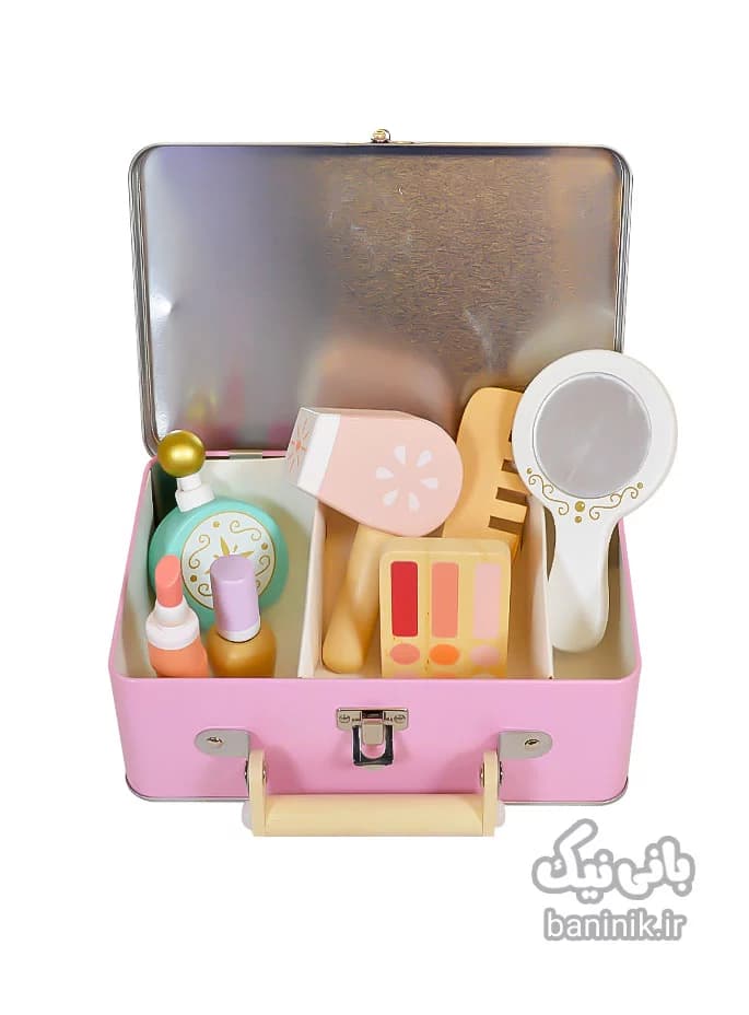 ست آرایشی چوبی با جعبه فلزی پیکاردو Picardo Beauty Playset — تصویر ۳