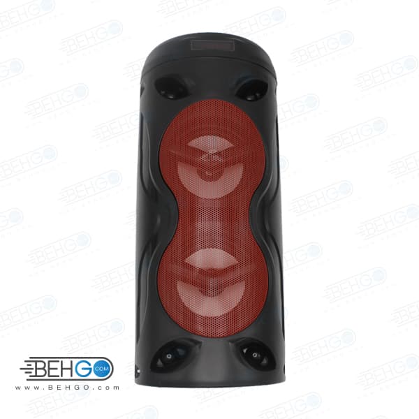 بلندگو یا اسپیکر اصلی بلوتوثی و فلش خور قابل حمل با کیفیت Best Bluetooth speaker YBYYR-889BT — تصویر ۵