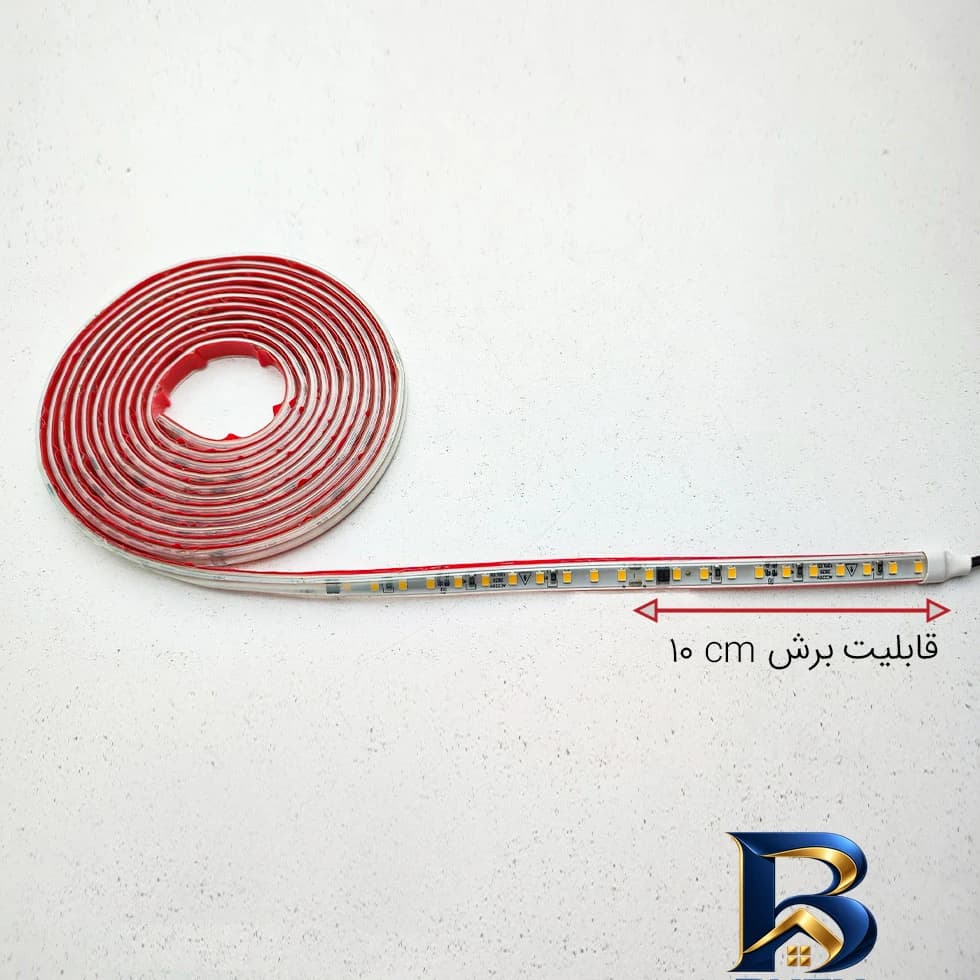 ریسه شلنگی ال ای دی چسبدار مدل 2835 طول 3 متر — تصویر ۵