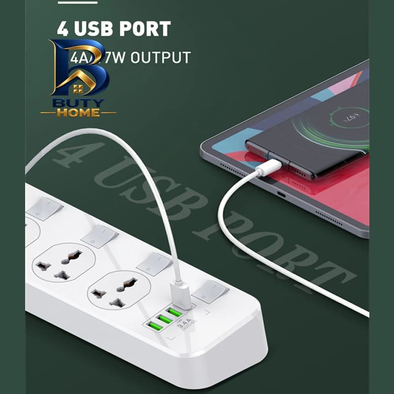 چند راهی برق مدل الدینیو Power Socket — تصویر ۸