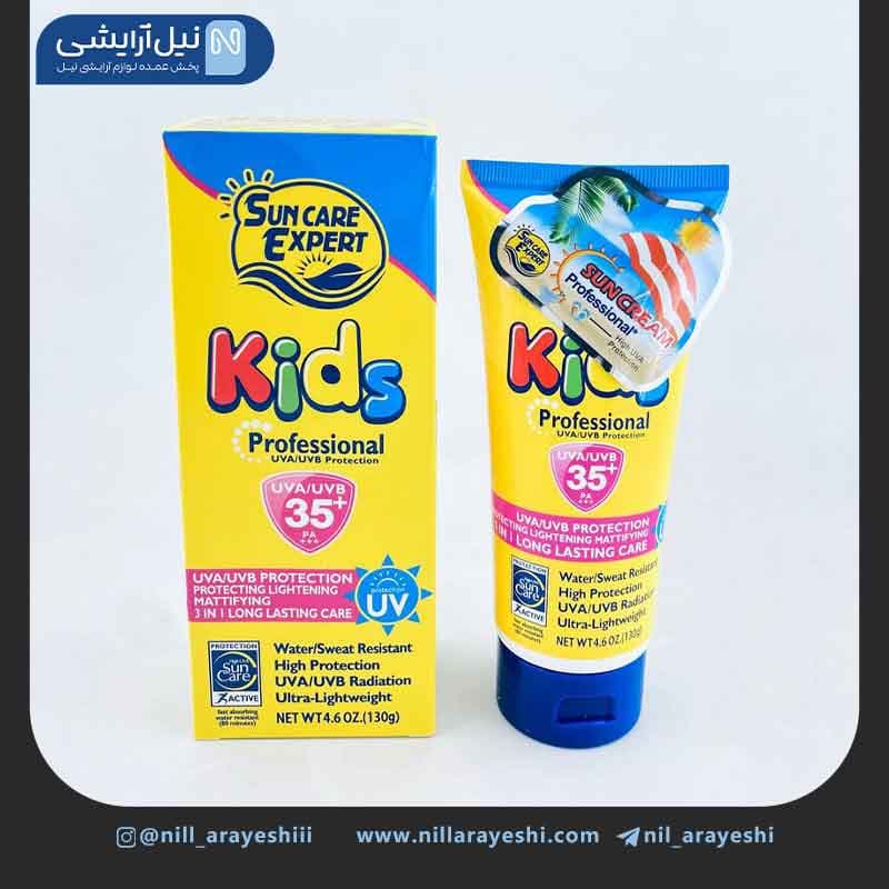 کرم ضد آفتاب بدون رنگ کودک وکالی spf35 کد HA – 305 4