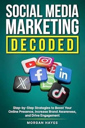و دانلود نسخه کامل کتاب زبان اصلی Social Media Marketing Decoded: Step-by-Step Strategies to Boost Your Online Presence, Increase Brand Awareness, and Drive Engagement | دانلود کتاب خارجی