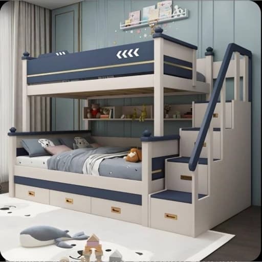 تخت دو طبقه sh37 مبلمان فرنا مدل 1141630