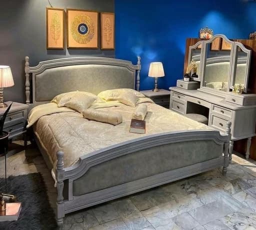 سرویس خواب کلاسیک دو نفره مدل ماهور کد 91 مبلمان فرنا مدل 1141344