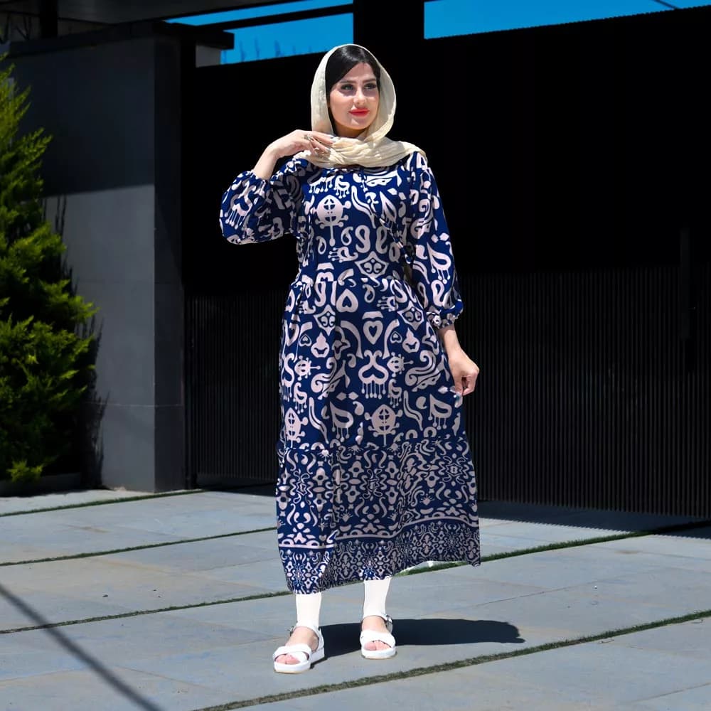 پیراهن ساحلی دخترانه کد 25995 — تصویر ۸