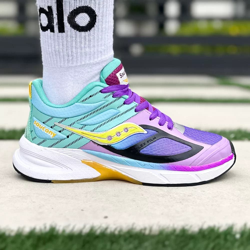 کتانی دخترانه Saucony بنفش کد 25835 — تصویر ۵